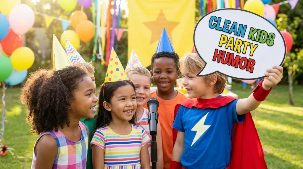 Clean Kid Party Humor