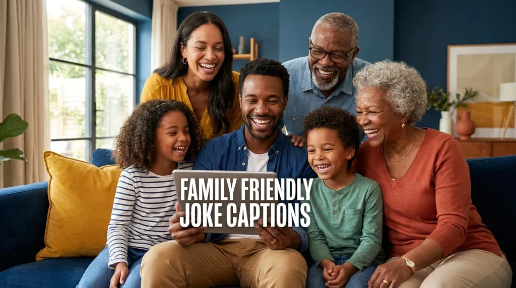 Family Friendly Joke Caption