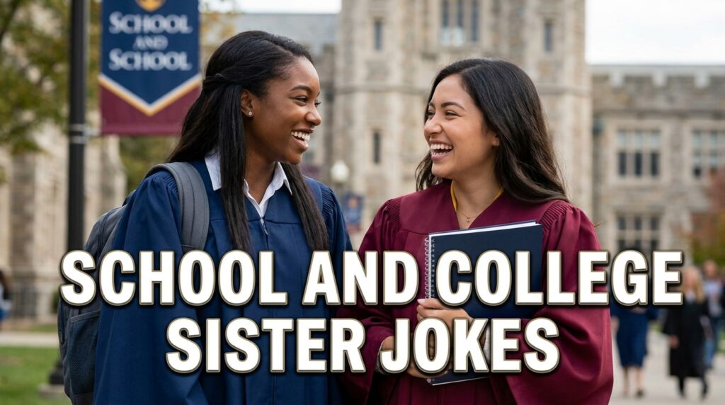 school and collage sister jokes