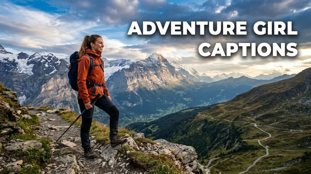 adventure girl captions