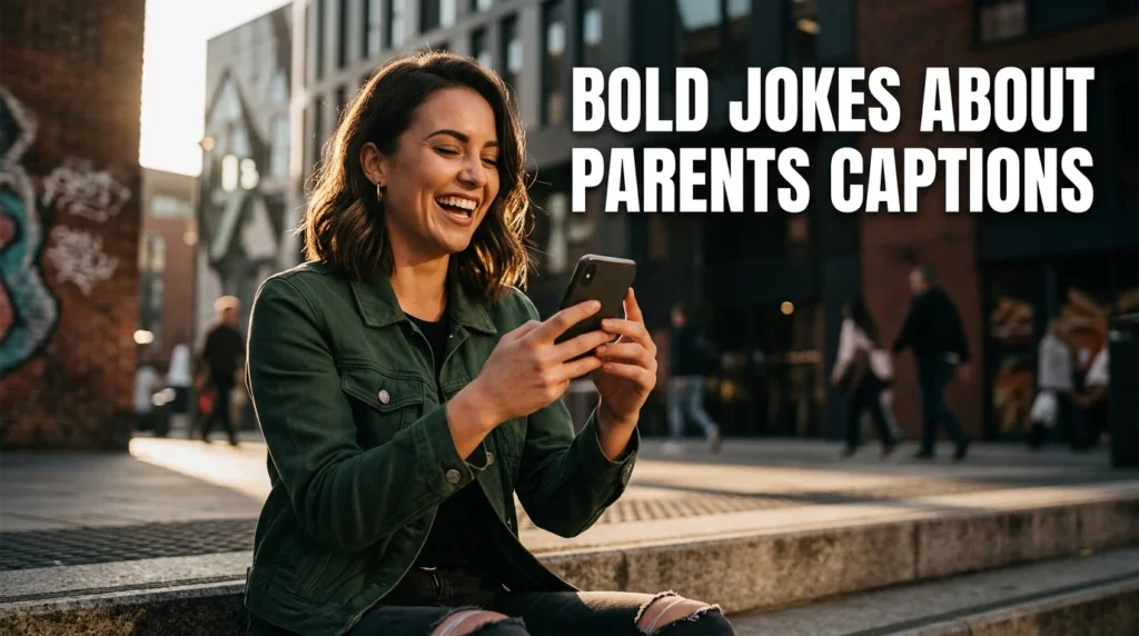 bold jokes about parents captions