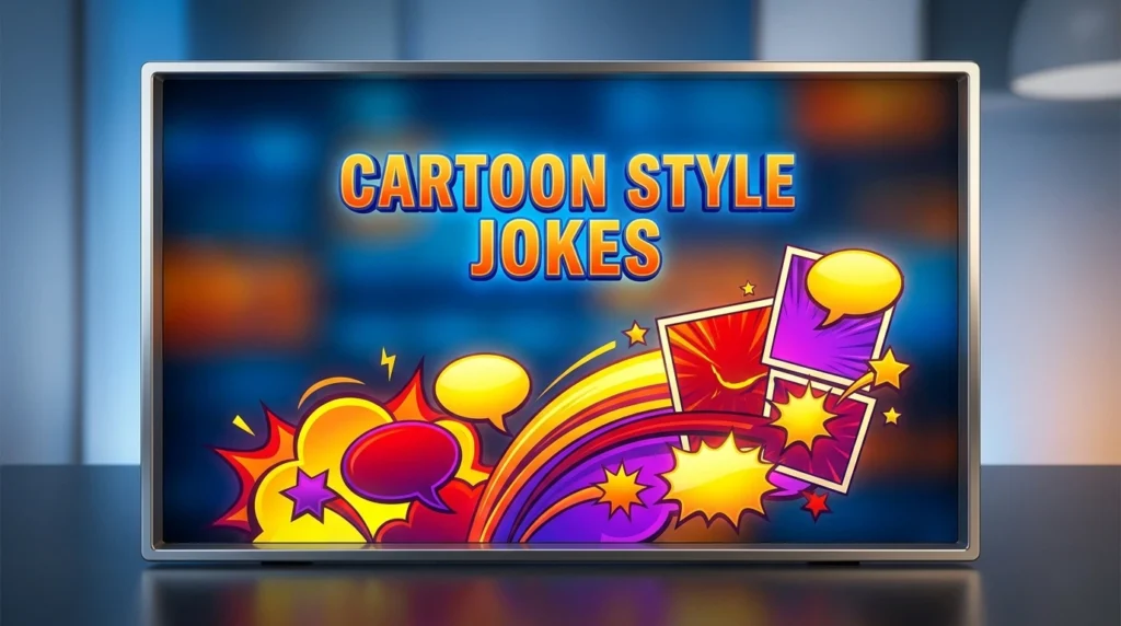 cartoon style jokes