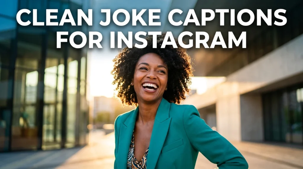 clean joke captions for instagram