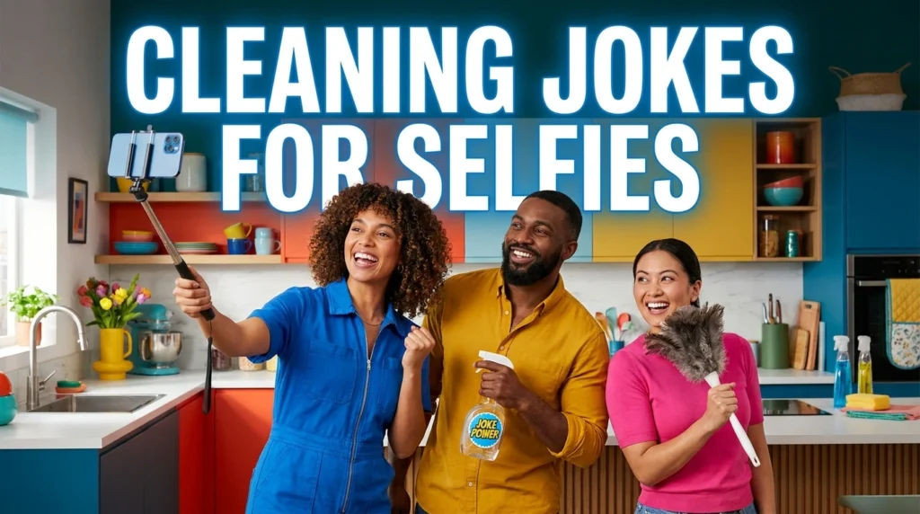 Cleaning Jokes For Selfies