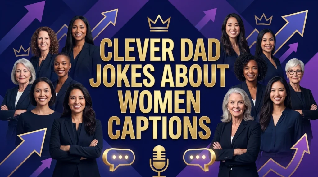 Clever Dad Jokes About Women Captions
