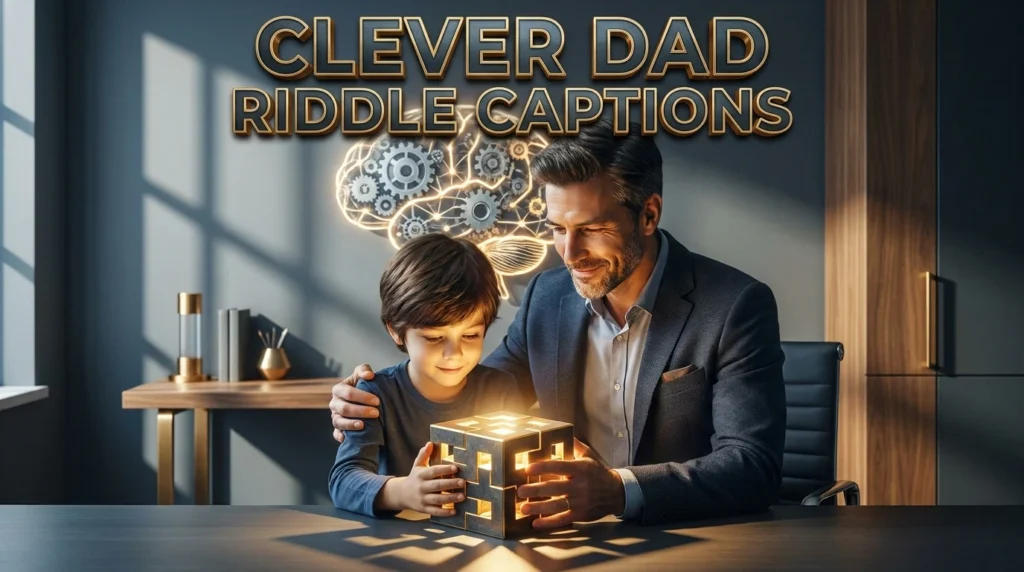 Clever Dad Riddle Captions