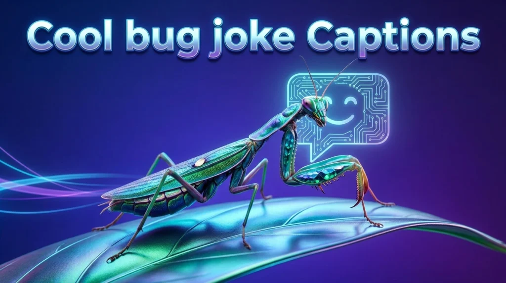 Cool Bug Joke Captions