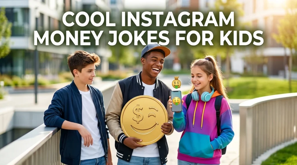 cool instagram money jokes for kids
