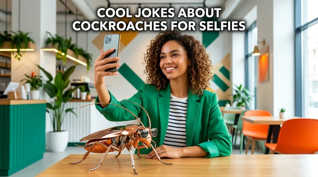 cool jokes about cockroaches for selfies