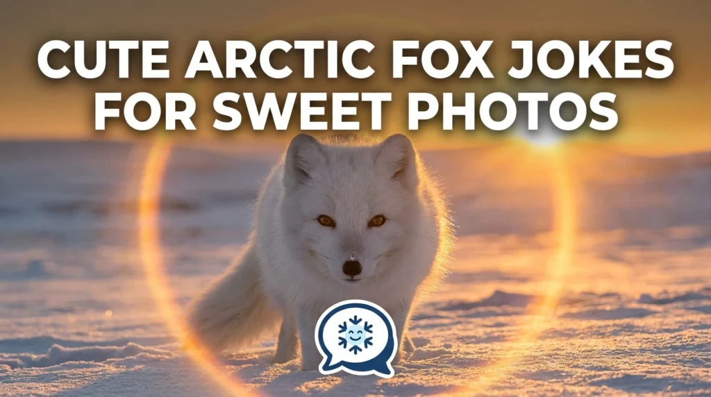Cute Arctic Fox Jokes for Sweet Photos