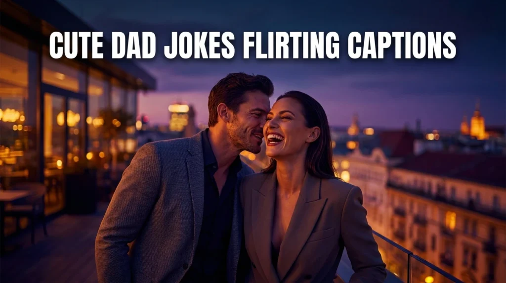 Cute Dad Jokes flirting Captions
