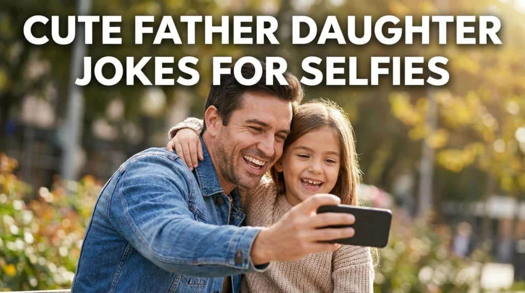 Cute father daughter jokes for selfies