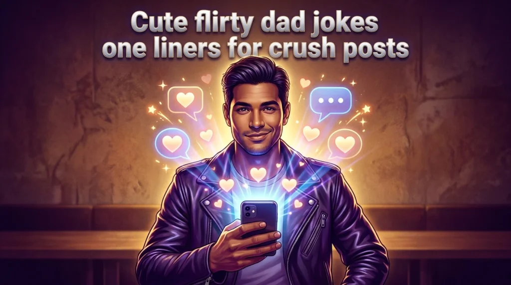 cute flirty dad jokes one liner for crush