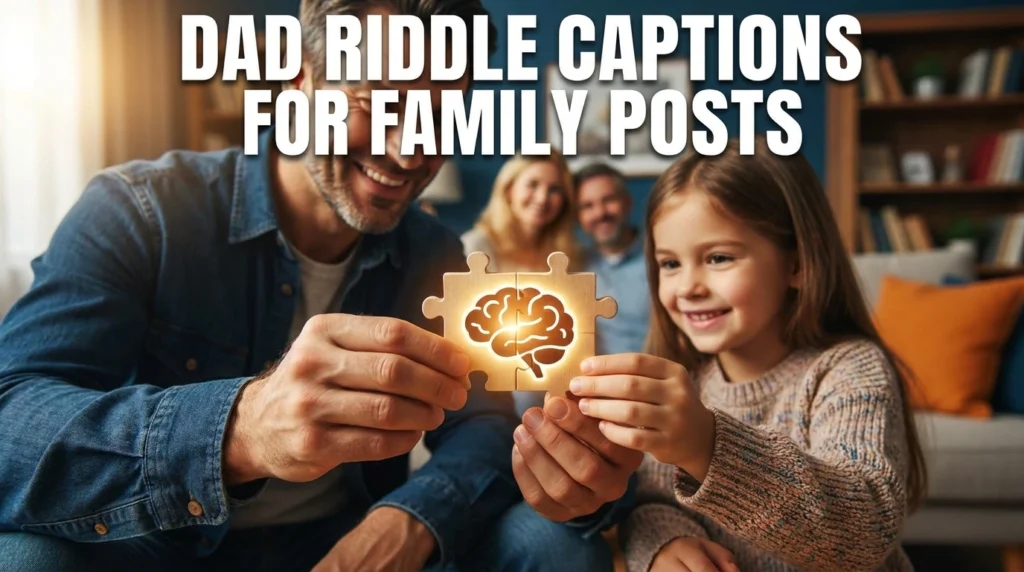 Dad Riddle Captions For Family Posts