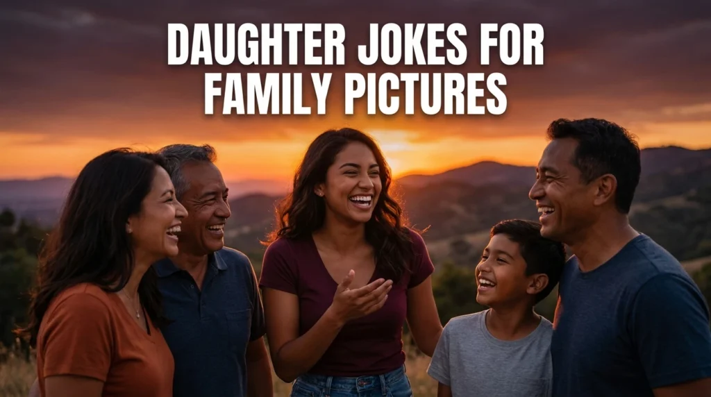 Daughter Jokes For Family Pictures