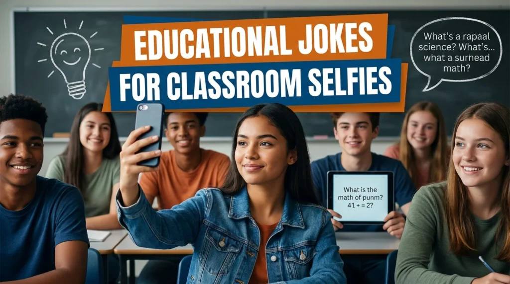 Educational Jokes For Classroom slefies