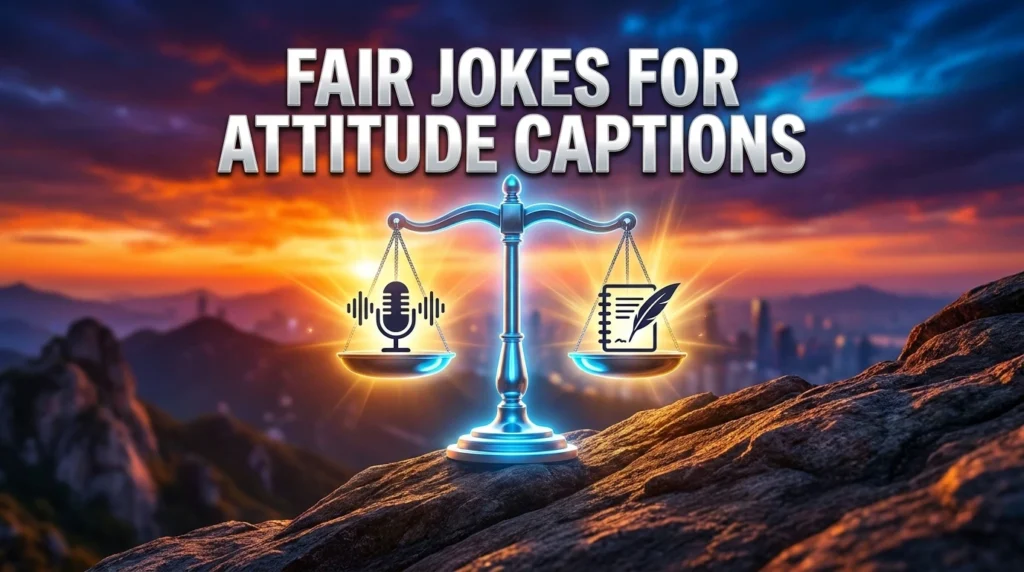 Fair Jokes For Attitude Captions