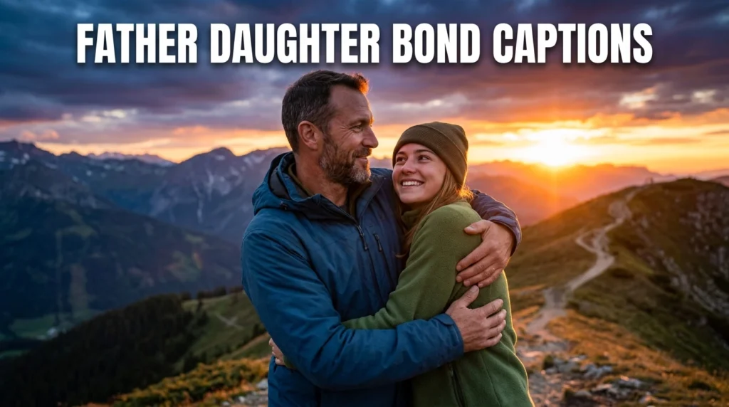 father daughter bond captions