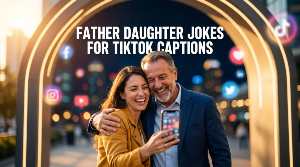 father daughter jokes for tiktok captions