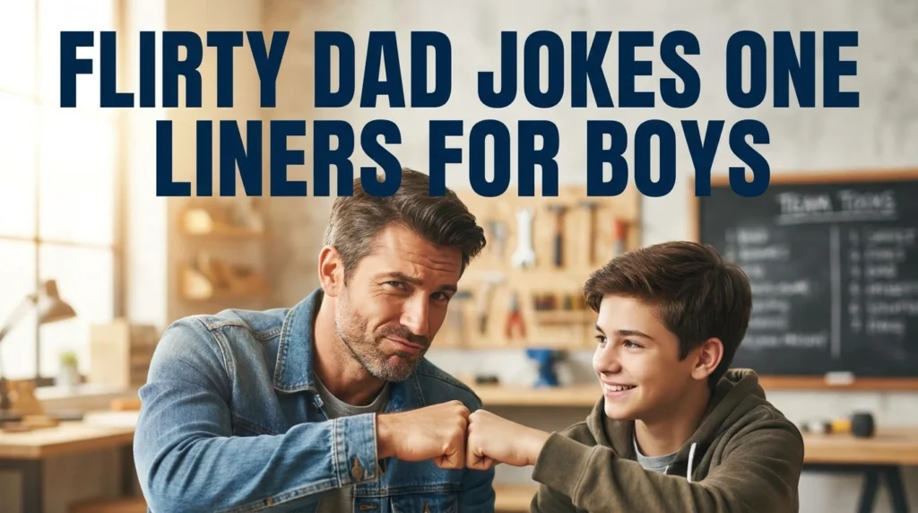 flirty dad jokes one liners for boys
