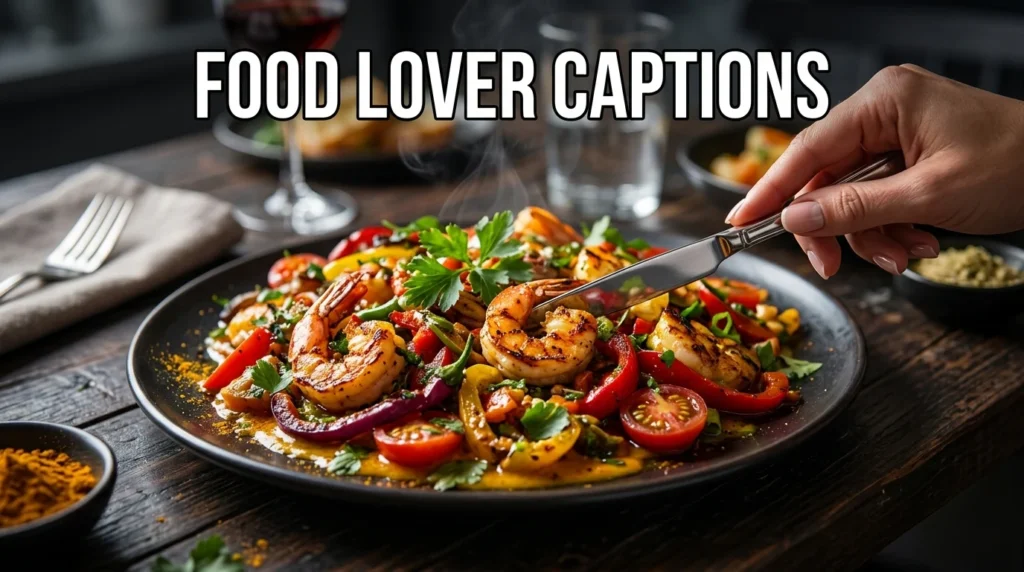 food lover captions