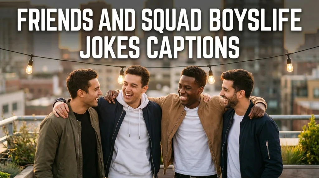 Friends And Squad Boyslife Jokes Captions