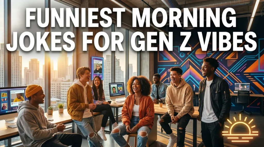 funniest morning jokes for gen z vibes