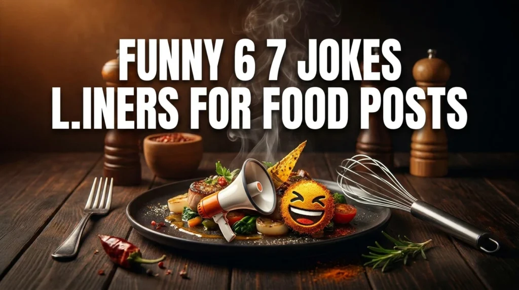 funny 6 7 jokes one liners for food posts