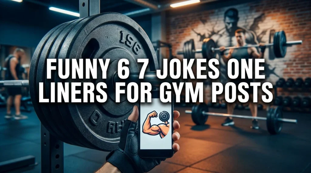 funny 6 7 jokes one linerss for gym posts