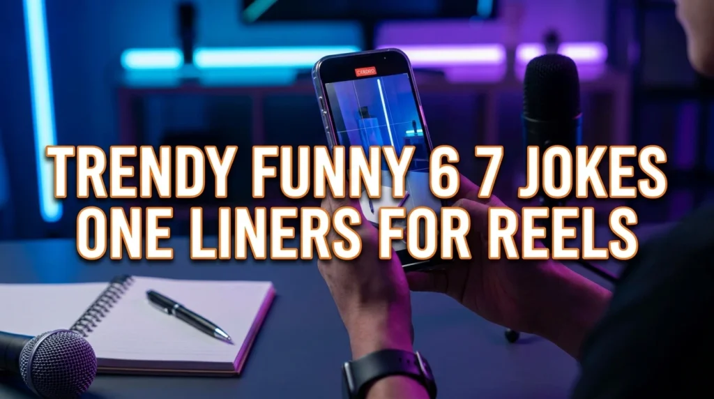 funny 6 7 jokes one liners for reels