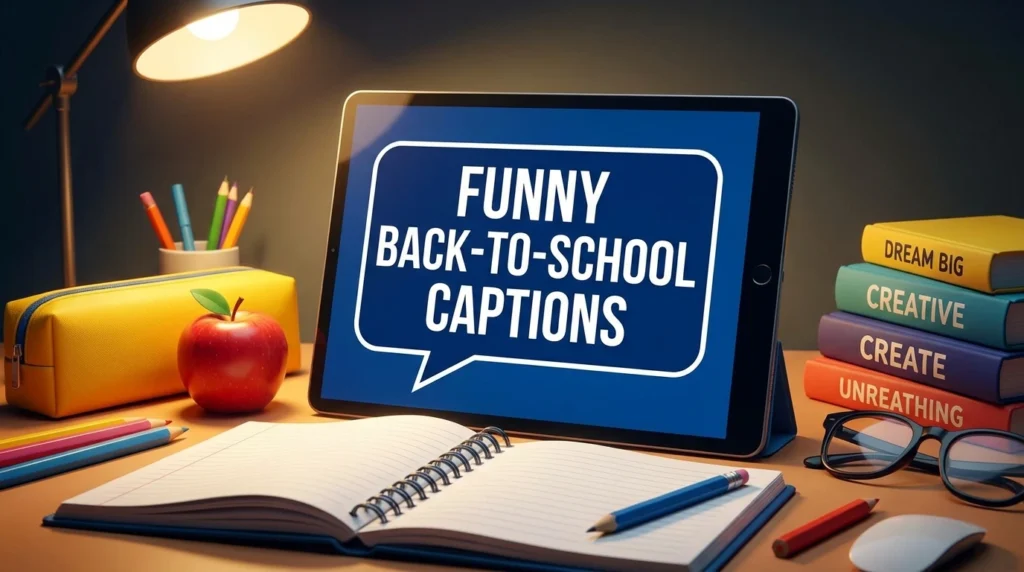 funny back to school captions