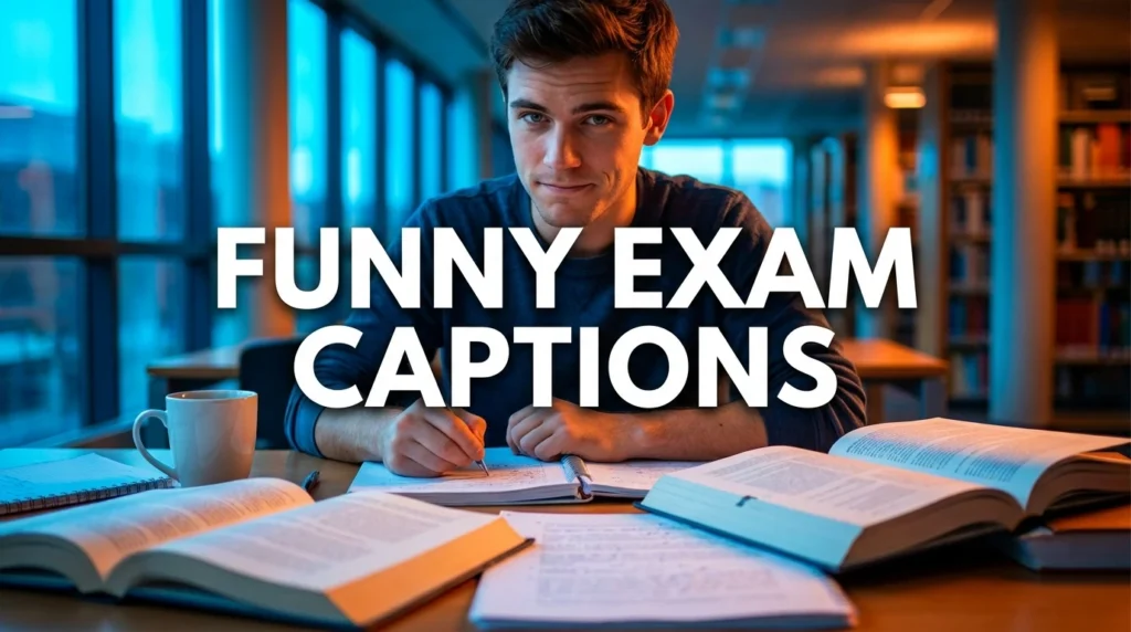 funny exam caption