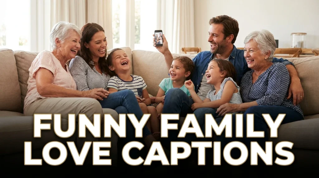 funny family love captions