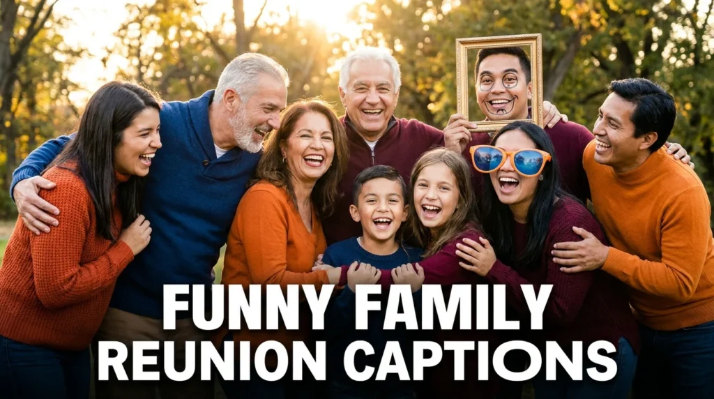 funny family reunion captions