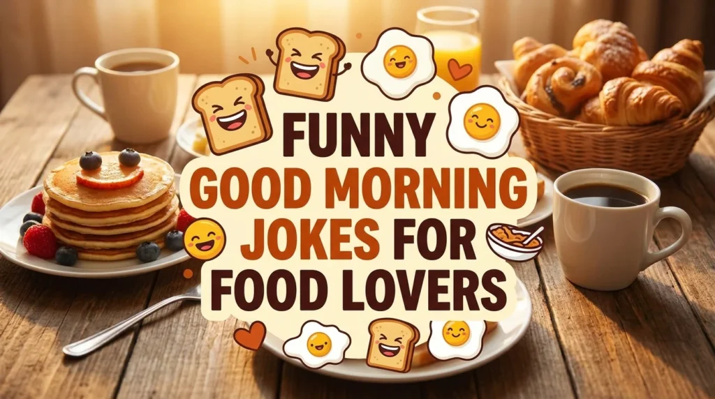 funny good morning jokes for food lovers