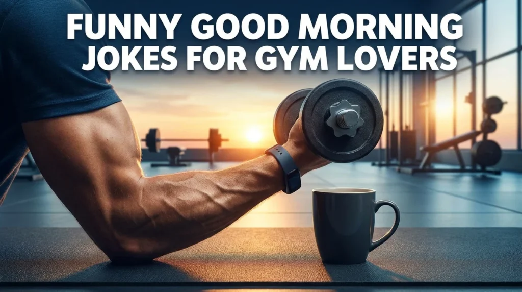 funny good morning jokes for gym lovers
