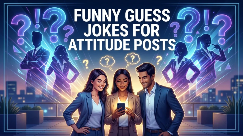 funny guess jokes for attitude posts