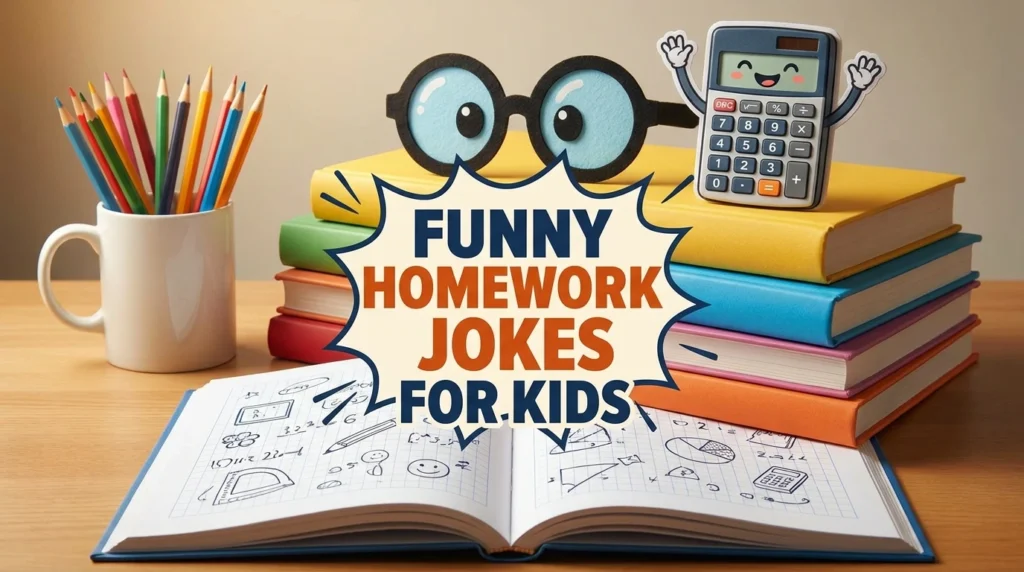 funny homework jokes for kids