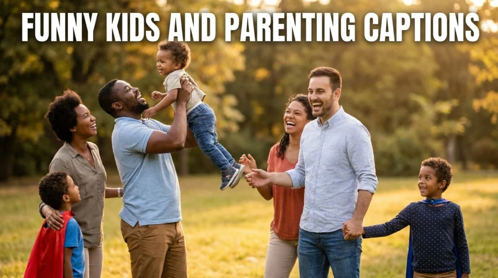 funny kids and parenting captions
