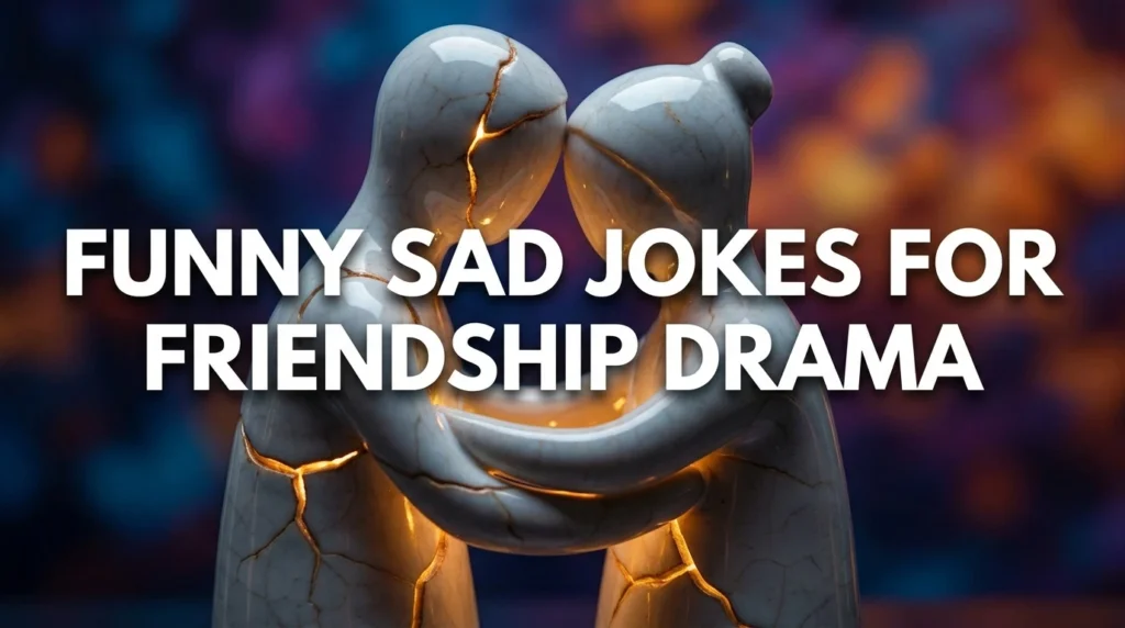 funny sad jokes for friendship drama