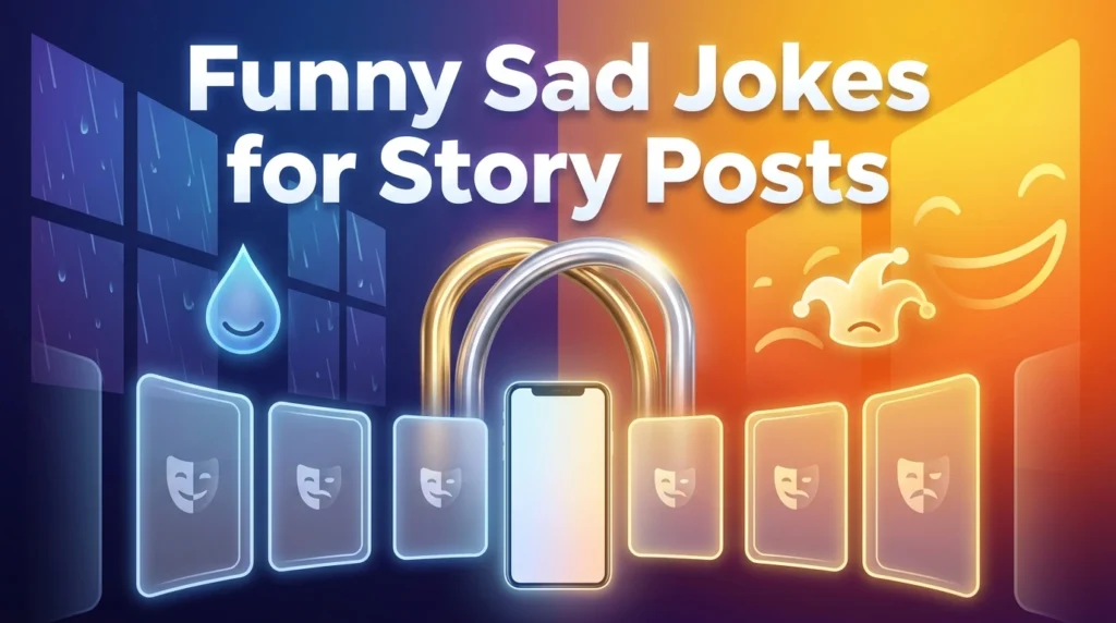 funny sad jokes for story posts