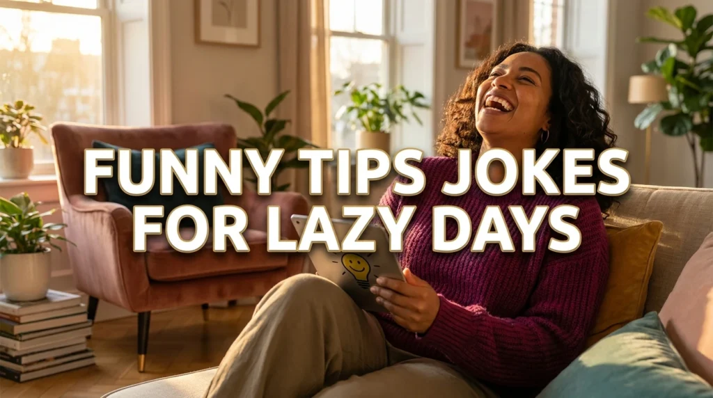 funny tips jokes for lazy days