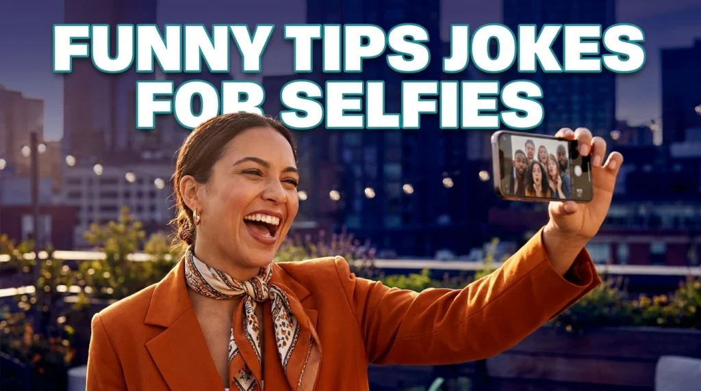 funny tips jokes for selfies