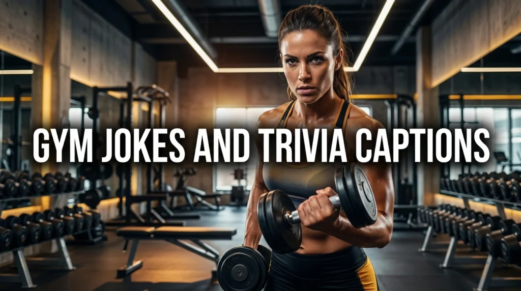 gym jokes and trivia captions