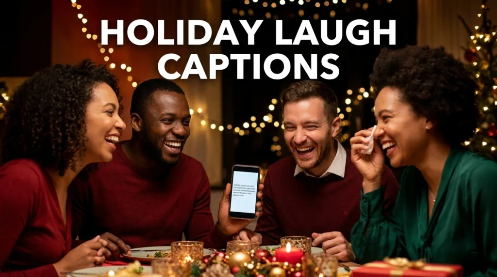 holiday laugh captions