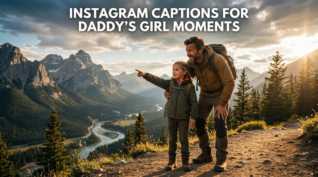 instagram captions for daddy's girl moment