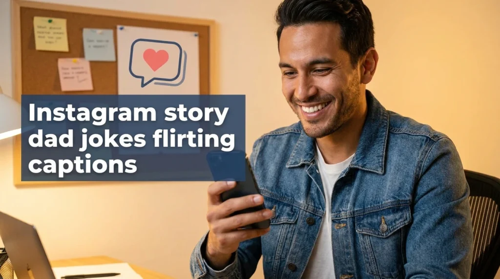 Instagram Story dad Jokes Flirting Captions
