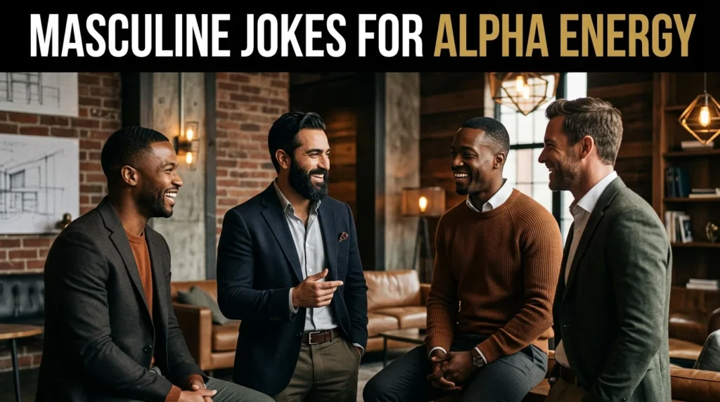 masculine jokes for alpha energy
