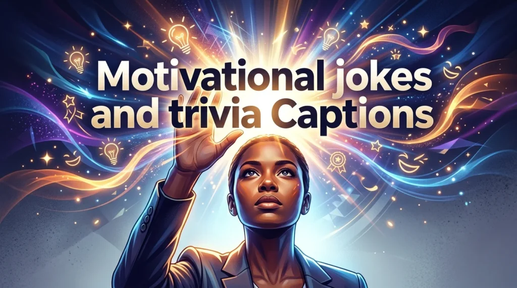 motivational jokes and trivia captions