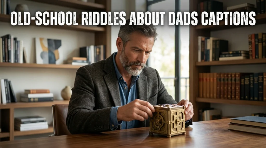 old school riddles about dads captions